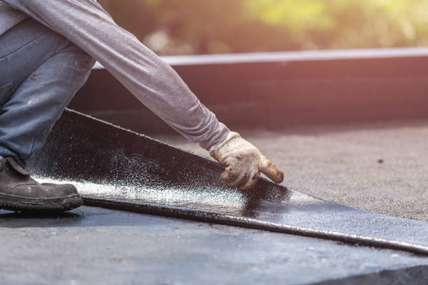 Professional Exterior Waterproofing technician working in Smithfield, VA